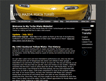 Tablet Screenshot of miata.turbomirage.com